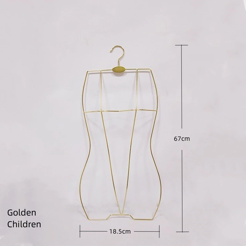 swimwear body shape metal hanger gold metal coat hangers